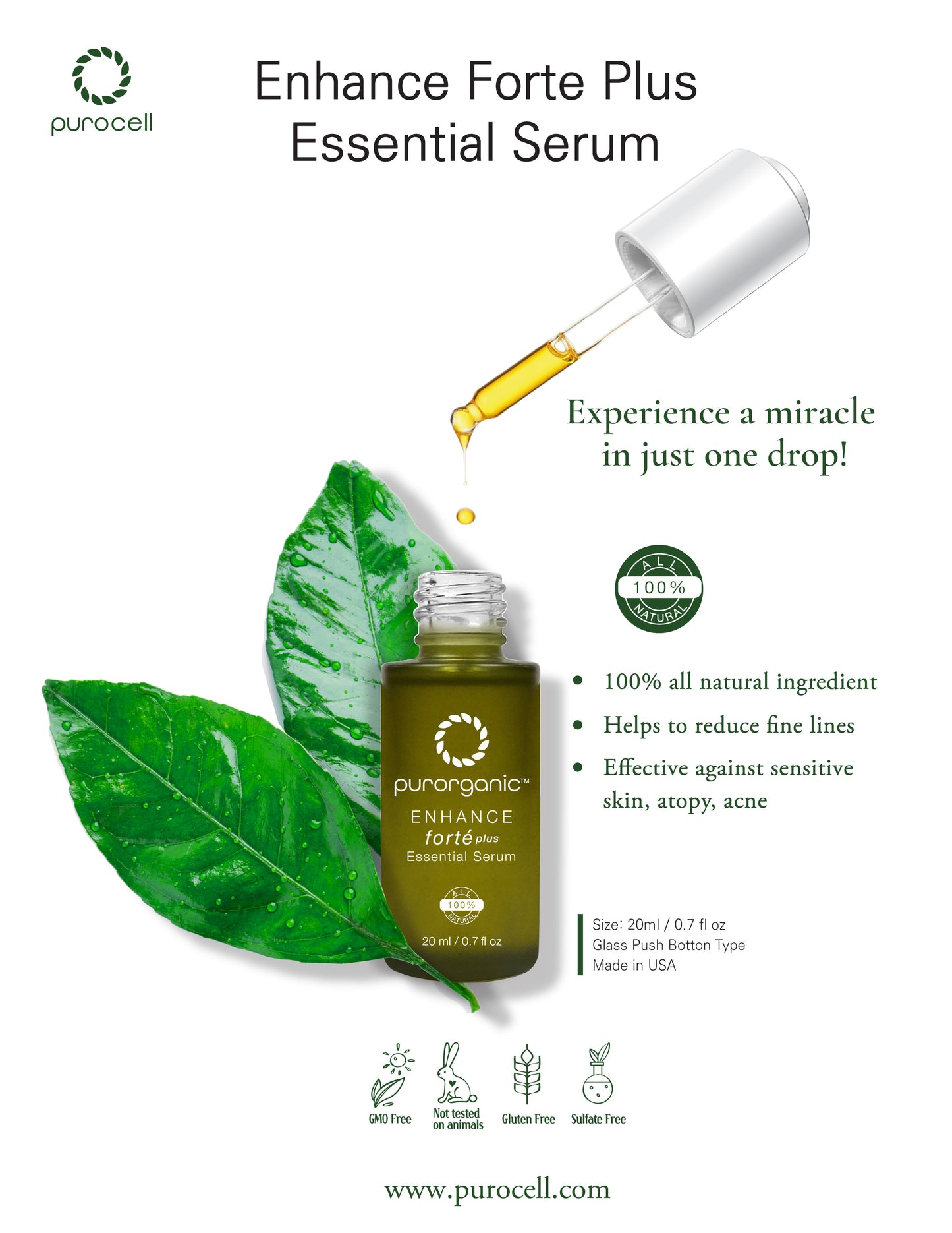 Buy 2 Get 1 Free ENHANCE FORTE Plus Essential Serum