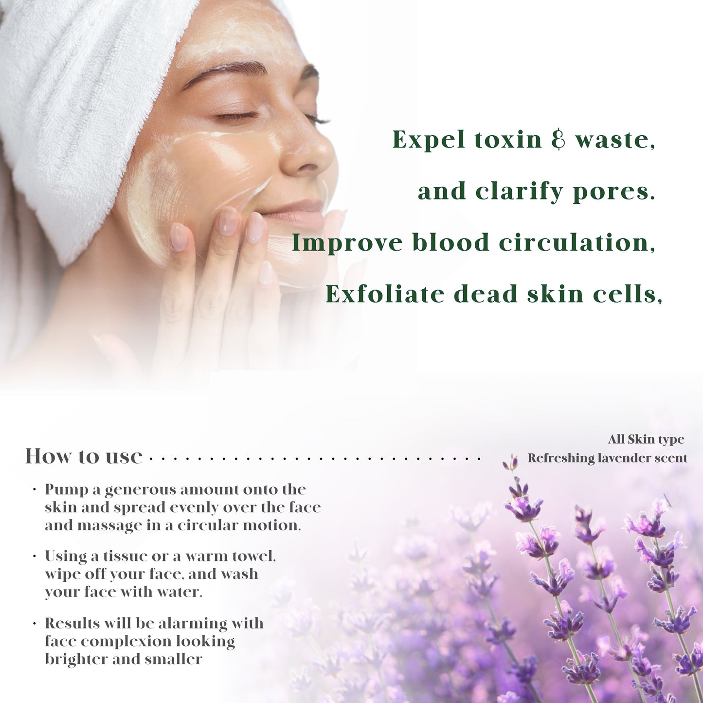 2 in 1 Massage Cleansing Cream + 2 Free Bonus