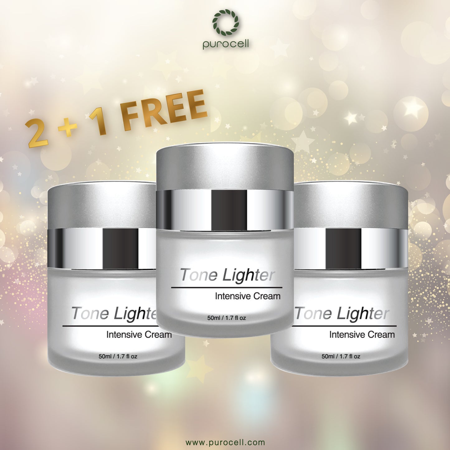 Buy 2 Get 1 Free Tone Lighter Intensive Cream
