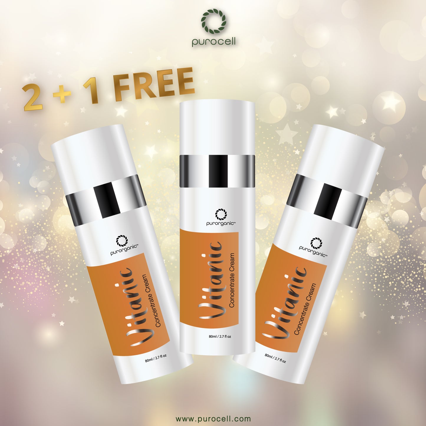 Buy 2 Get 1 Free Vitanic Concentrate Cream