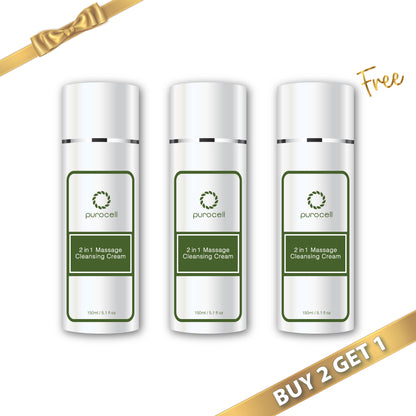 Buy 2 Get 1 Free 2 in 1 Massage Cleansing Cream