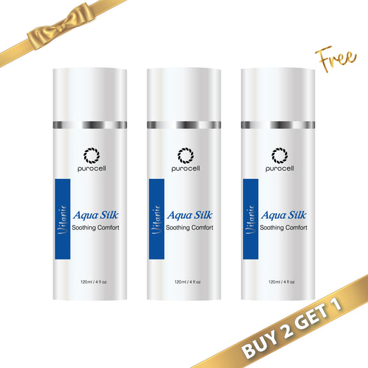 Buy 2 Get 1 Free Vitanic Aqua Silk Soothing Comfort