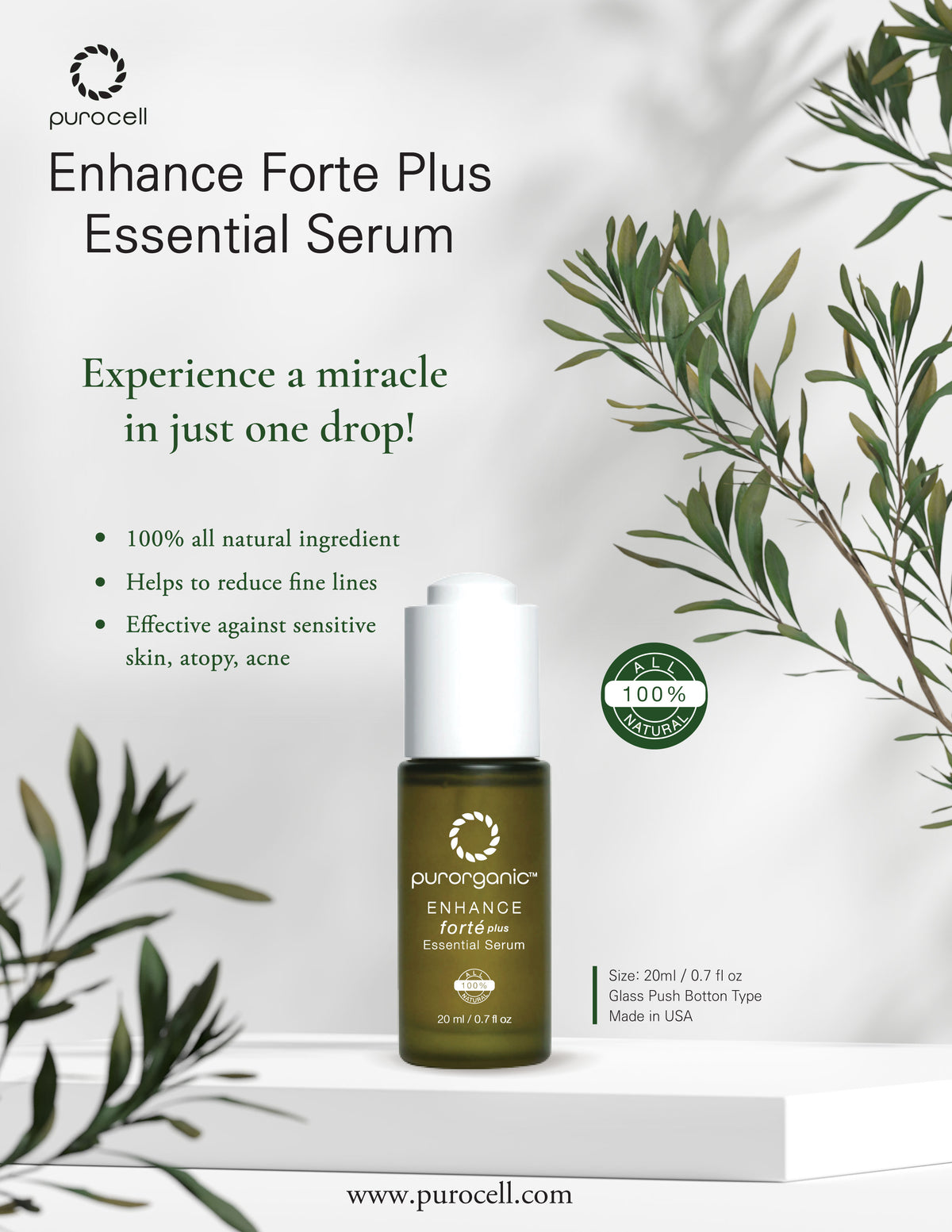 purocell - Nature oriented skincare brand