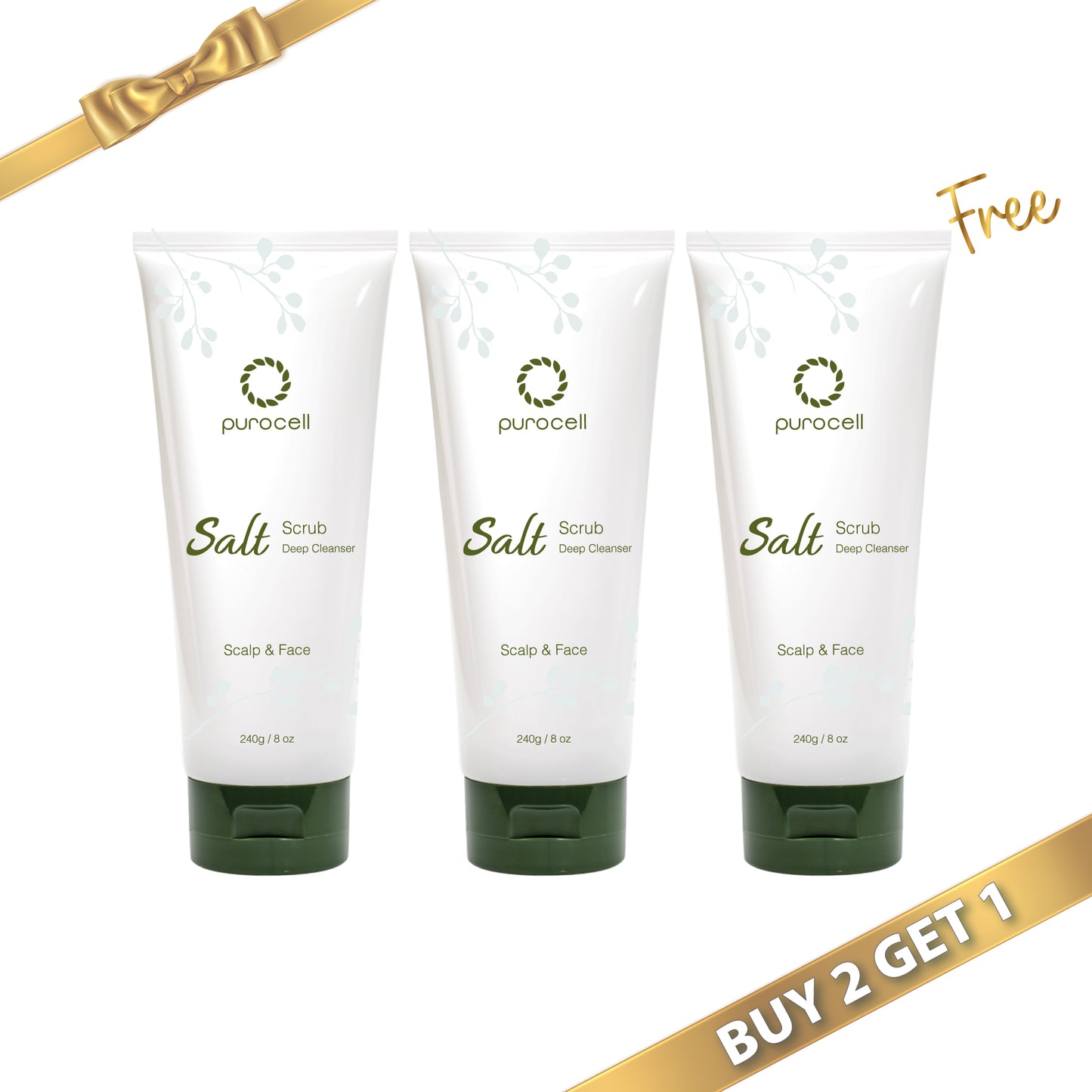 Buy 2 Get 1 Free Salt Scrub Deep Cleanser