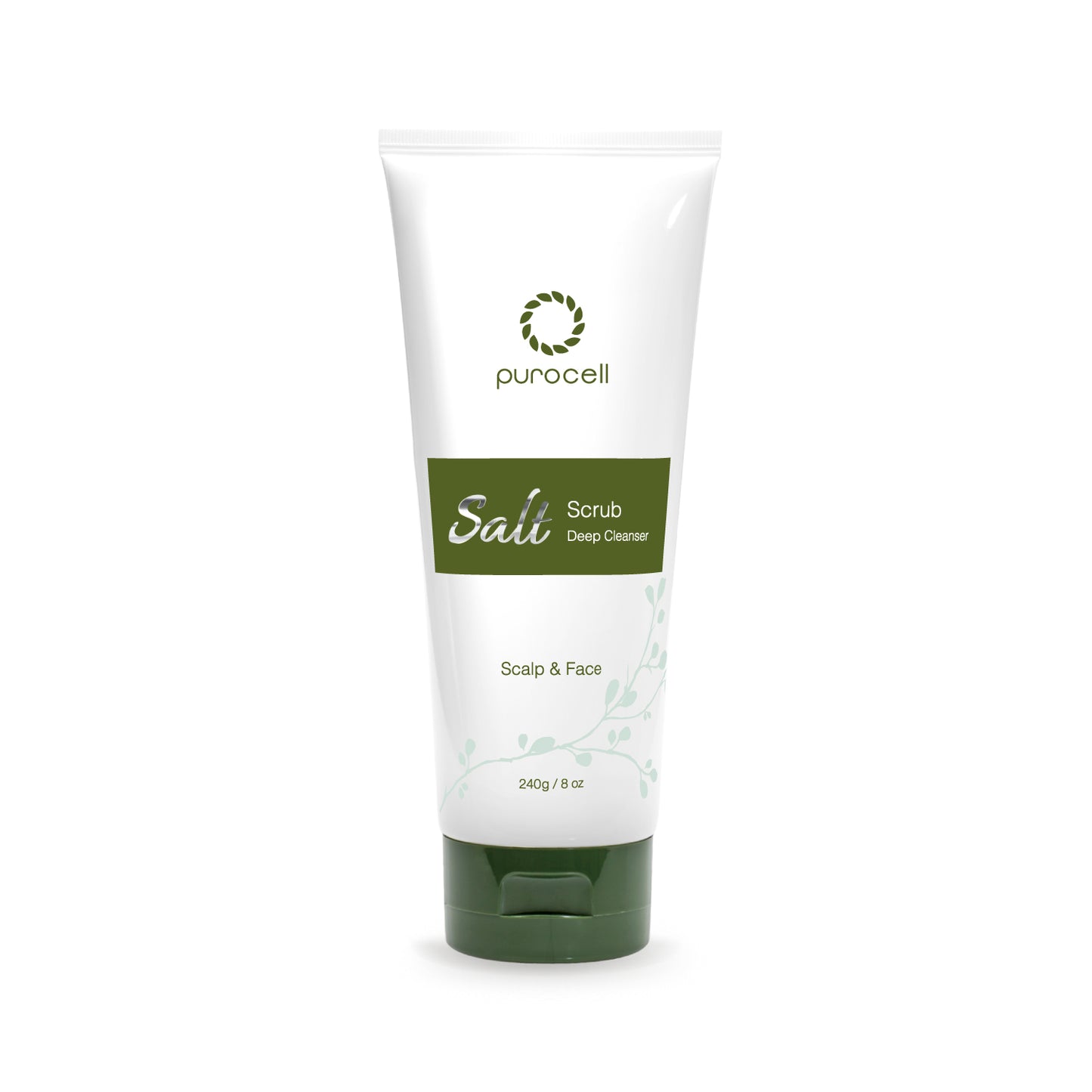 Salt Scrub Deep Cleanser for Hair, Body & Face - purocell