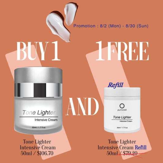 BUY 1, GET 1 FREE REFILL Tone Lighter Intensive Cream