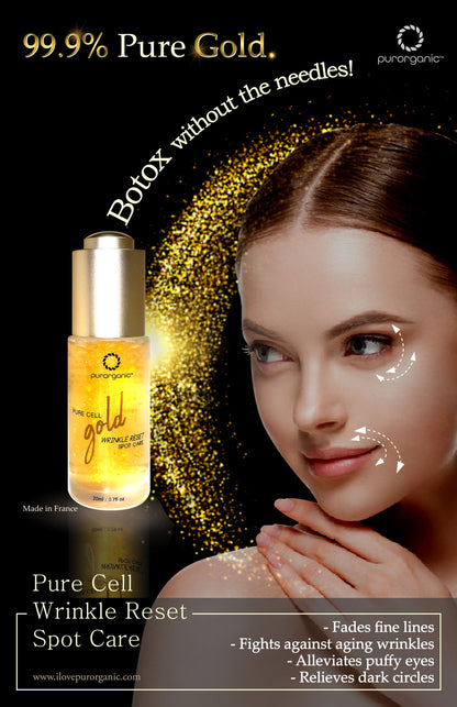gold infused skincare wrinkle care 