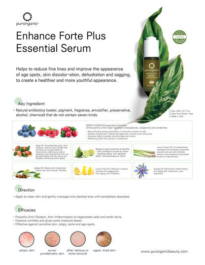 Buy 2 Get 1 Free ENHANCE FORTE Plus Essential Serum 20ml (0.7 fl oz)